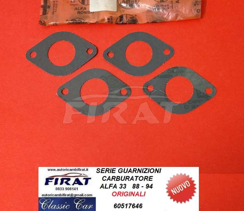 GUARNIZIONI CARBURATORE ALFA 33 88 - 94 (60517646)